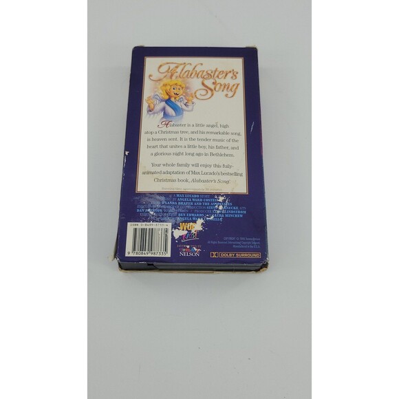 Alabaster's Song Christmas Through The Eyes Of An Angel Max Lucado RARE VHS 1996 - Picture 2 of 8